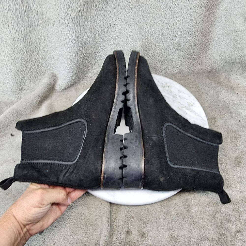 Thursday Shoes Womens Size 8 Everyday Black Leather Ankle Boots *Read* - Picture 7 of 13